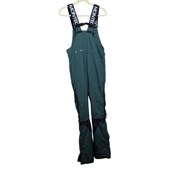 Montec Fawk Ski Snowboarding Pants Bib in Dark Atlantic and Black Men's Sz. S - Picture 7 of 12